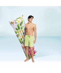 MATERASSINO GONFIABILE INTEX "FLOREALE" IN VINILE COLORI ASSORTITI 183X69 CM - COD. 59720EU