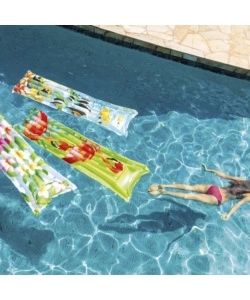 MATERASSINO GONFIABILE INTEX "FLOREALE" IN VINILE COLORI ASSORTITI 183X69 CM - COD. 59720EU