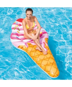 MATERASSINO GONFIABILE INTEX "GELATO" IN VINILE COLORI ASSORTITI 224X107 CM - COD. 58762EU