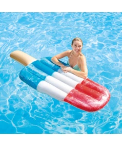 MATERASSINO GONFIABILE INTEX "ICE POP" IN VINILE COLORI ASSORTITI 186X66X20 CM - COD. 58774EU