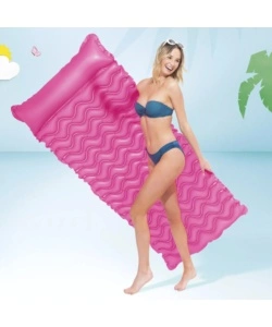 MATERASSINO GONFIABILE INTEX "ONDE" IN VINILE COLORI ASSORTITI 229X86 CM - COD. 58807EU