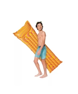 MATERASSINO GONFIABILE INTEX "ONDE RAZZLE DAZZLE" IN VINILE COLORI ASSORTITI 183X69 CM - COD. 59711EU