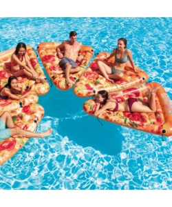 MATERASSINO GONFIABILE INTEX "PIZZA" IN VINILE 175X145 CM - COD. 58752EU