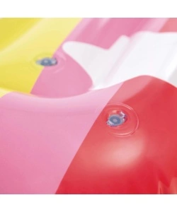 MATERASSINO GONFIABILE INTEX "RAINBOW CON NUVOLE" IN VINILE 175X117X20 CM - COD. 58729EU