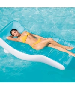 MATERASSINO GONFIABILE INTEX "SPLASH" IN VINILE AZZURRO 191X99 CM - COD. 56874EU