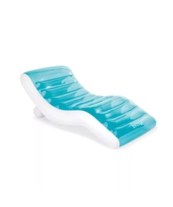 MATERASSINO GONFIABILE INTEX "SPLASH" IN VINILE AZZURRO 191X99 CM - COD. 56874EU