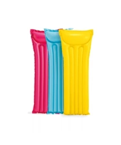 MATERASSINO GONFIABILE INTEX "COLORATO" IN VINILE COLORI ASSORTITI 183X69 CM - COD. 59703EU