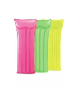 MATERASSINO GONFIABILE INTEX "NEON" IN VINILE COLORI ASSORTITI 183X76 CM - COD. 59717EU