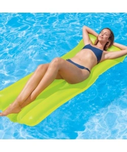 MATERASSINO GONFIABILE INTEX "NEON" IN VINILE COLORI ASSORTITI 183X76 CM - COD. 59717EU