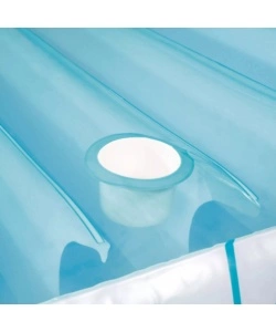 MATERASSINO GONFIABILE INTEX "LOUNGE TROPICAL" IN VINILE AZZURRO 224X150X165 CM - COD. 56294EU