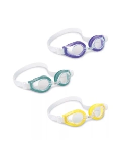 OCCHIALINI NUOTO BAMBINO INTEX "AQUAFLOW" COLORI ASSORTITI - COD. 55602