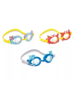 OCCHIALINI NUOTO BAMBINO INTEX "FUN" COLORI ASSORTITI - COD. 55610