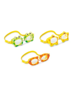 OCCHIALINI NUOTO BAMBINO INTEX "FUN" COLORI ASSORTITI - COD. 55603
