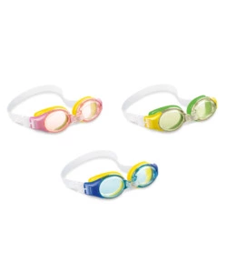 OCCHIALINI NUOTO BAMBINO INTEX "JUNIOR" COLORI ASSORTITI - COD. 55601
