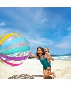 PALLONE GONFIABILE INTEX "JUMBO" IN VINILE COLORI ASSORTITI Ø 107 CM - COD. 59065NP