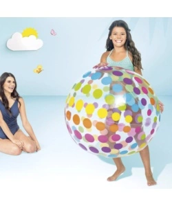 PALLONE GONFIABILE INTEX "JUMBO" IN VINILE COLORI ASSORTITI Ø 107 CM - COD. 59065NP