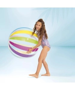 PALLONE GONFIABILE INTEX "JUMBO" IN VINILE COLORI ASSORTITI Ø 107 CM - COD. 59065NP