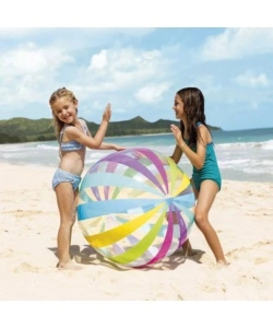 PALLONE GONFIABILE INTEX "JUMBO" IN VINILE COLORI ASSORTITI Ø 107 CM - COD. 59065NP