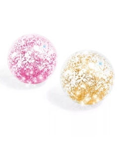 PALLONE GONFIABILE INTEX "GLITTER" IN VINILE COLORI ASSORTITI Ø 51 CM - COD. 58070NP