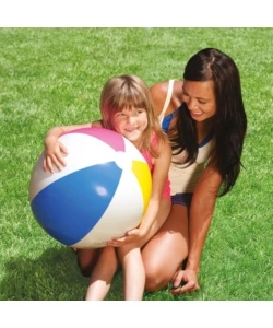 PALLONE GONFIABILE INTEX "GLOSSY" IN VINILE MULTICOLORE Ø 61 CM - COD. 59030NP