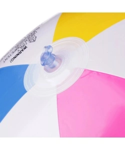 PALLONE GONFIABILE INTEX "GLOSSY" IN VINILE MULTICOLORE Ø 61 CM - COD. 59030NP