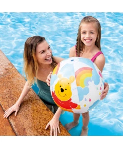 PALLONE GONFIABILE INTEX "WINNIE THE POOH" IN VINILE COLORI ASSORTITI Ø 51 CM - COD. 58025NP