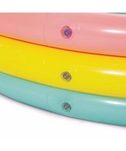 PISCINA GONFIABILE PER BAMBINI INTEX "SUNSET GLOW" IN VINILE MULTICOLORE 114X114X25 CM - COD. 57412NP
