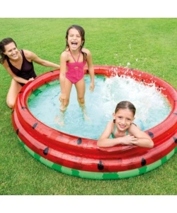 PISCINA GONFIABILE PER BAMBINI INTEX "ANGURIA" IN VINILE 168X168X38 CM - COD. 58448NP