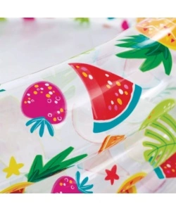 PISCINA GONFIABILE PER BAMBINI INTEX IN VINILE STAMPA ESTIVA 132X132X28 CM - COD. 59431NP