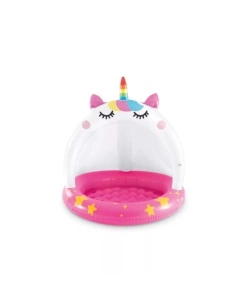 PISCINA GONFIABILE PER BAMBINI INTEX "CATICORN" IN VINILE 102X102 CM - COD. 58438NP
