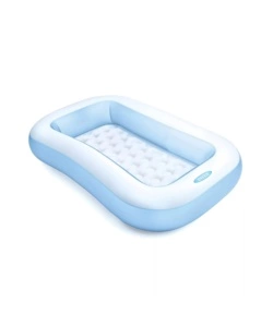 PISCINA GONFIABILE PER BAMBINI INTEX IN VINILE AZZURRO E BIANCO 166X100X25 CM - COD. 57403NP