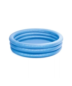 PISCINA GONFIABILE PER BAMBINI INTEX "CRYSTAL" IN VINILE BLU 168X168X38 CM - COD. 58446NP