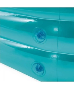 PISCINA GONFIABILE PER BAMBINI INTEX "SWIM CENTER FAMILY OTTAGONALE" IN VINILE AZZURRO E BIANCO 254X254X56 CM - COD. 58492NP