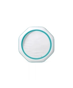 PISCINA GONFIABILE PER BAMBINI INTEX "SWIM CENTER FAMILY OTTAGONALE" IN VINILE AZZURRO E BIANCO 254X254X56 CM - COD. 58492NP