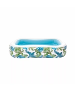 PISCINA GONFIABILE PER BAMBINI INTEX "FAMILY PALMA" IN VINILE 229X152X48 CM - COD. 57177NP