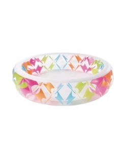 PISCINA GONFIABILE PER BAMBINI INTEX "GIRANDOLA" IN VINILE 229X229X56 CM - COD. 56494NP