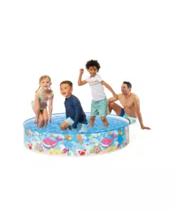 PISCINA RIGIDA PER BAMBINI INTEX "BEACH" 152X152X25 CM - COD. 56451NP