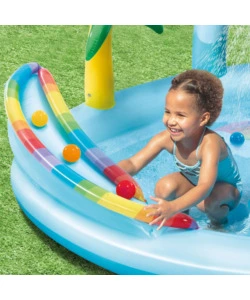 PLAYCENTER GONFIABILE INTEX "ARCOBALENO" IN VINILE 185X178X119 CM - COD. 57175NP