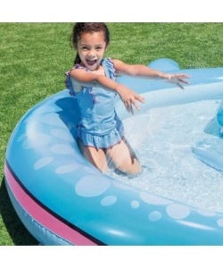 PLAYCENTER GONFIABILE INTEX "BALENA" IN VINILE 373X234X99 CM - COD. 57176NP