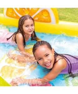 PLAYCENTER GONFIABILE INTEX "FRUTTA" IN VINILE 244X191X91 CM - COD. 57158NP