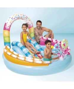PLAYCENTER GONFIABILE INTEX "CARAMELLA" IN VINILE 170X168X122 CM - COD. 57144NP