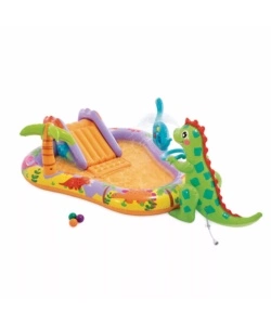 PLAYCENTER GONFIABILE INTEX "DINO PARK" IN VINILE 210X157X69 CM - COD. 56139NP