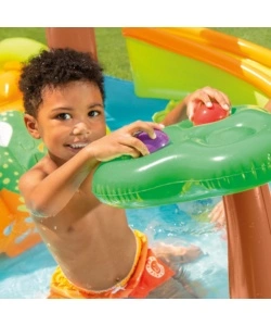 PLAYCENTER GONFIABILE INTEX "IGUANA ADVENTURE" IN VINILE 175X170X132 CM - COD. 56130NP