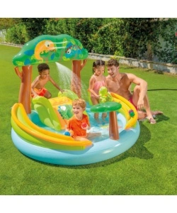 PLAYCENTER GONFIABILE INTEX "IGUANA ADVENTURE" IN VINILE 175X170X132 CM - COD. 56130NP
