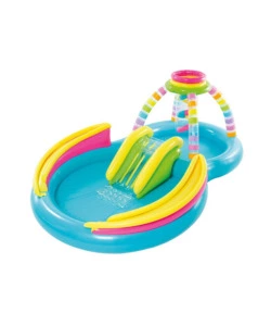 PLAYCENTER GONFIABILE INTEX "RAINBOW" IN VINILE 295X191X109 CM - COD. 56137NP