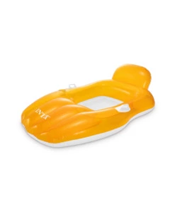 POLTRONA GONFIABILE CON SCHIENALE INTEX IN VINILE COLORI ASSORTITI 163X104 CM - COD. 56805EU