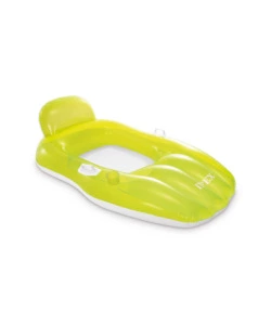 POLTRONA GONFIABILE CON SCHIENALE INTEX IN VINILE COLORI ASSORTITI 163X104 CM - COD. 56805EU