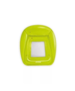 POLTRONA GONFIABILE CON RETE INTEX "MARE" IN VINILE COLORI ASSORTITI 104X102 CM - COD. 56802EU