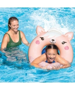 SALVAGENTE GONFIABILE PER BAMBINI INTEX "ANIMALETTI CARINI" IN VINILE ASSORTITI - COD. 59266NP