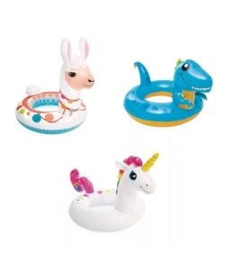 SALVAGENTE GONFIABILE PER BAMBINI INTEX "ANIMALI" IN VINILE ASSORTITI - COD. 59221NP